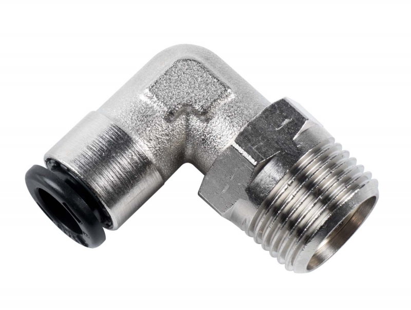 Push-in connector 1/8 male x 8 mm, straight, 15 bar