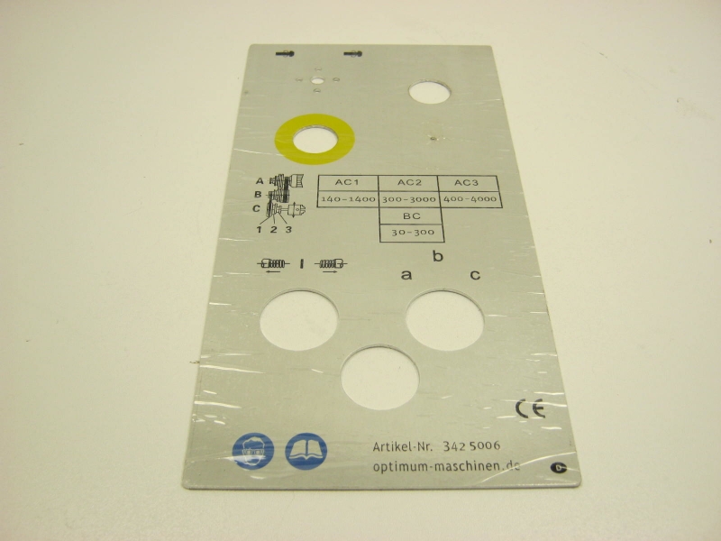 Instruction label Pos. 6 D240 x 500 G / D240 x 500 Vario