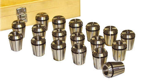 Collet set ER 32 , from 3 - 20 mm