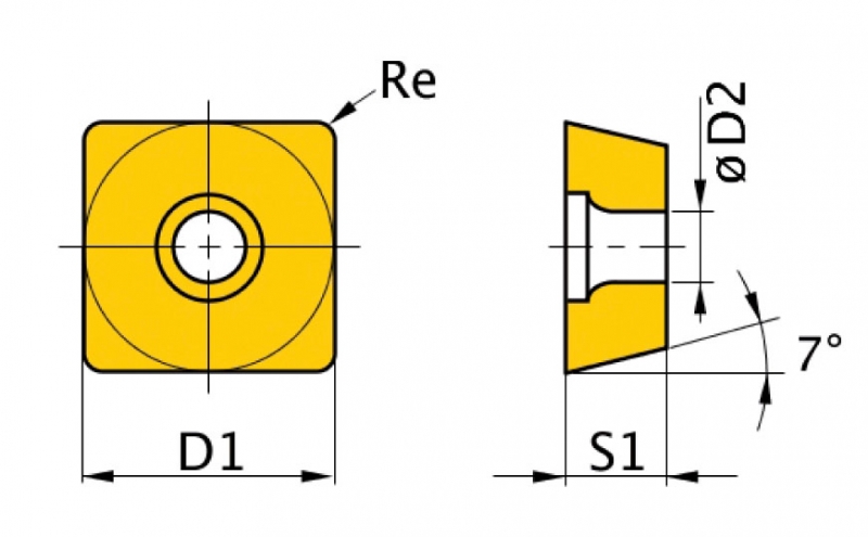 HM-Ersatzwendeplatten ISO SCMT09T304