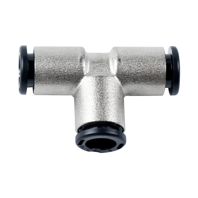 Push-in-Stecker 3 x 8 mm, T-Stück, 16 bar