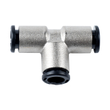 Push-in-Stecker 3 x 8 mm, T-Stück, 16 bar